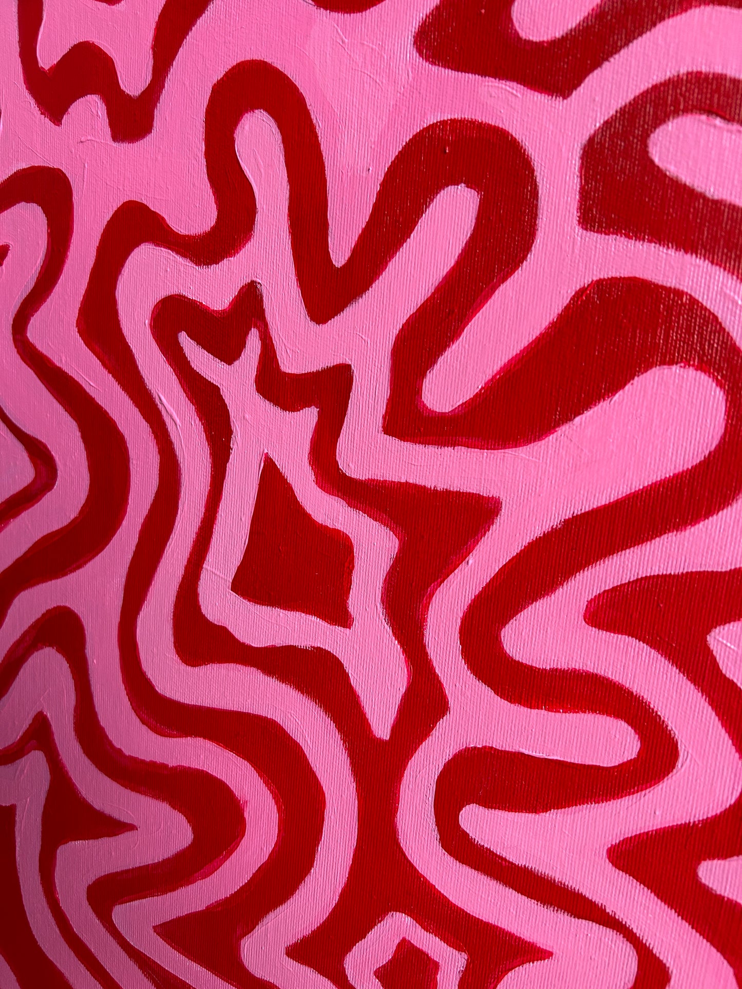 Pink and Red Splash