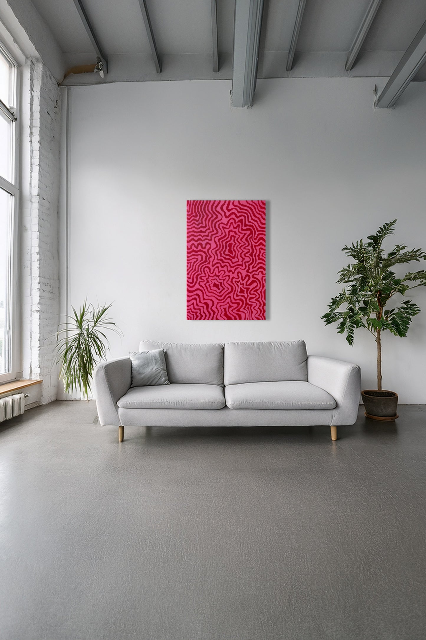 Pink and Red Splash