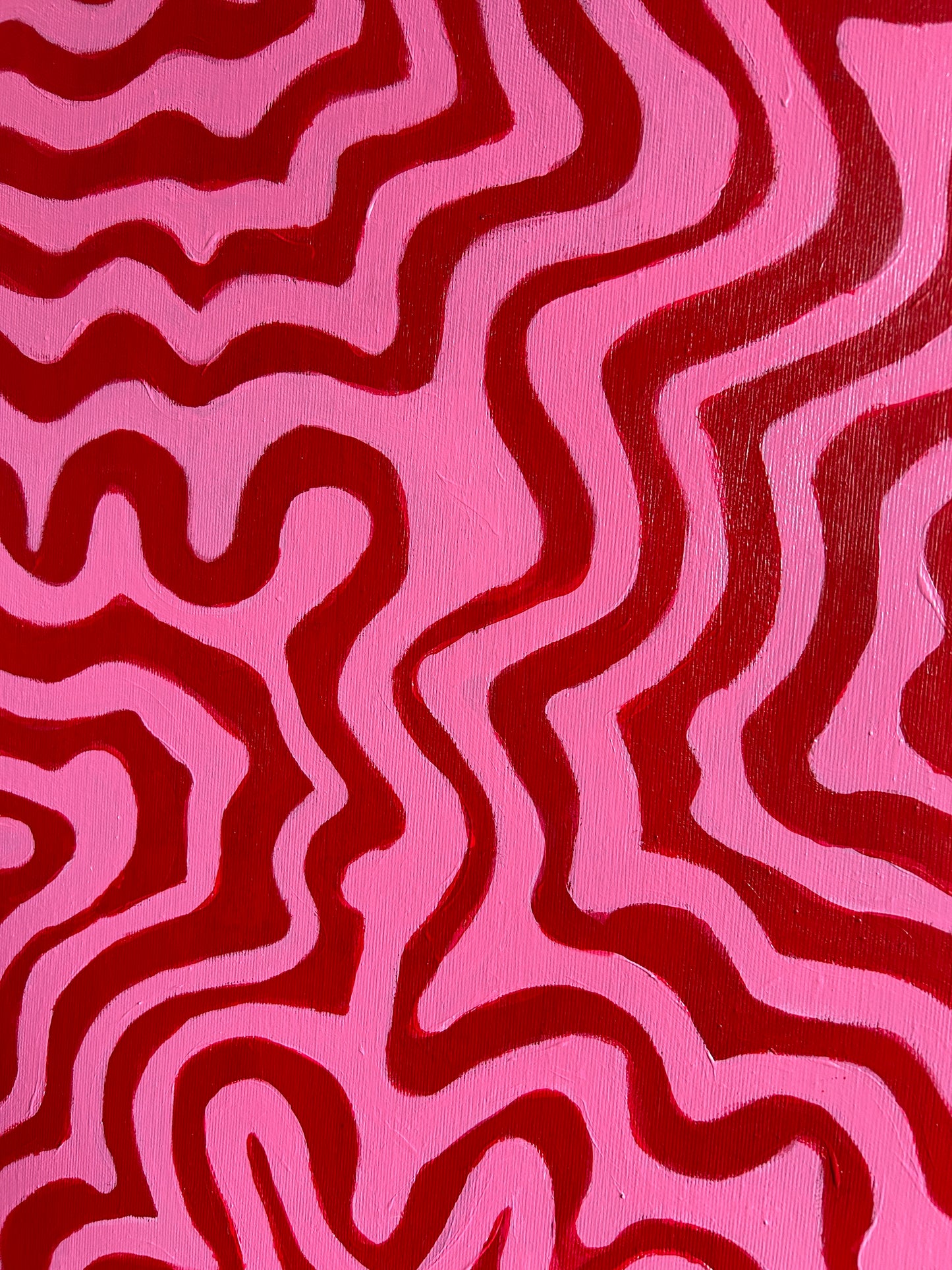 Pink and Red Splash
