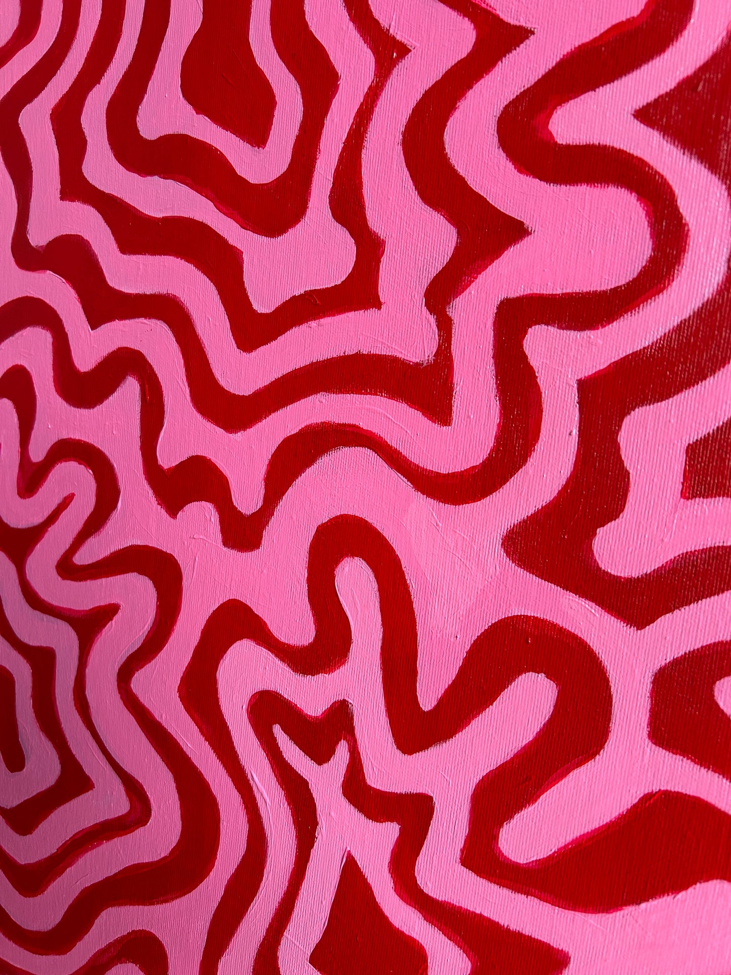 Pink and Red Splash