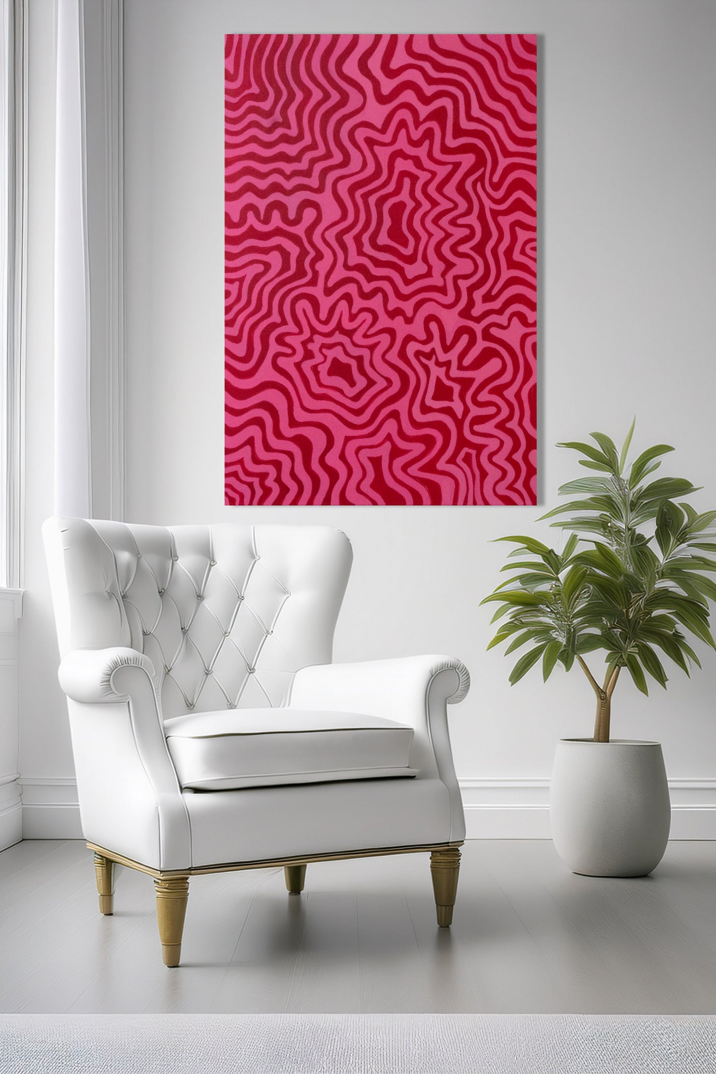 Pink and Red Splash