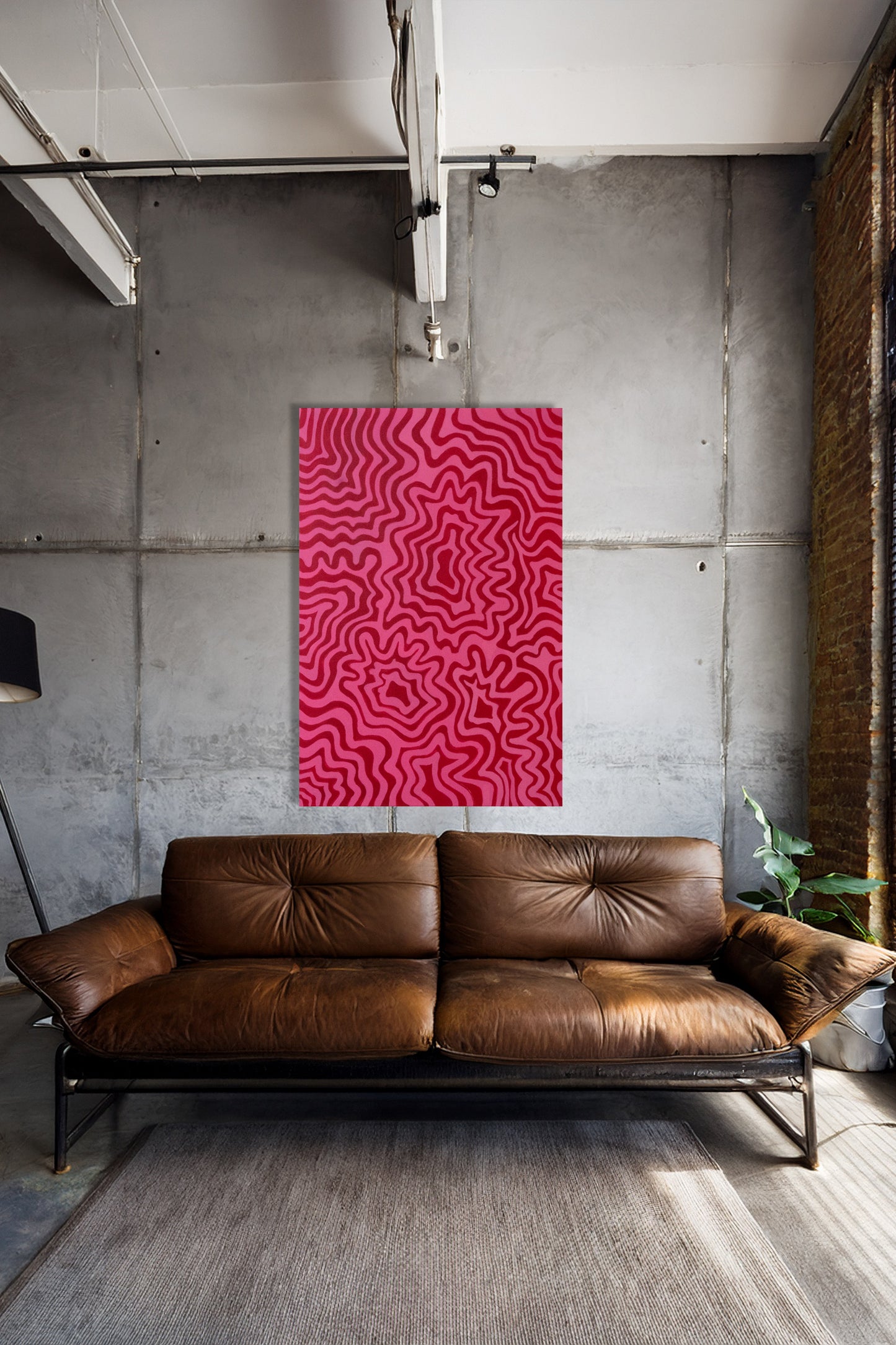 Pink and Red Splash